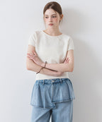 MIXXO MIXXO Denim Layered Skirt Pants