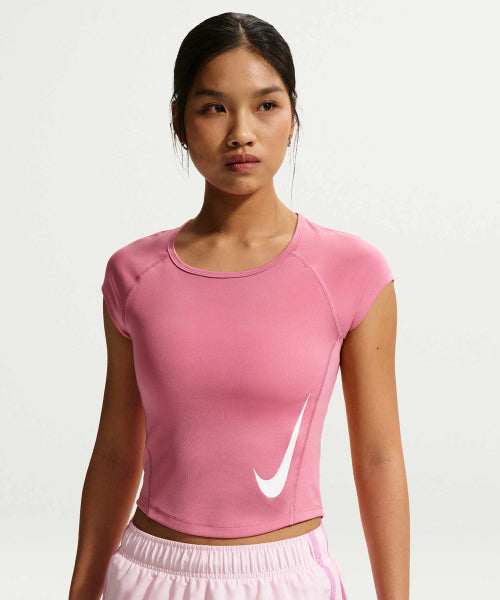 NIKE NIKE Running Top Women - Peony:Photon Dust:White