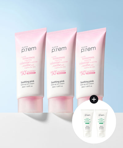 MAKEPREM Soothing Pink Tone-Up Sun Cream SPF 50