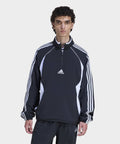 ADIDAS ADIDAS Team Geist Half Zipper Sweatshirt - Black:White
