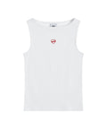 EMIS EMIS Boat Neck Tank Top White