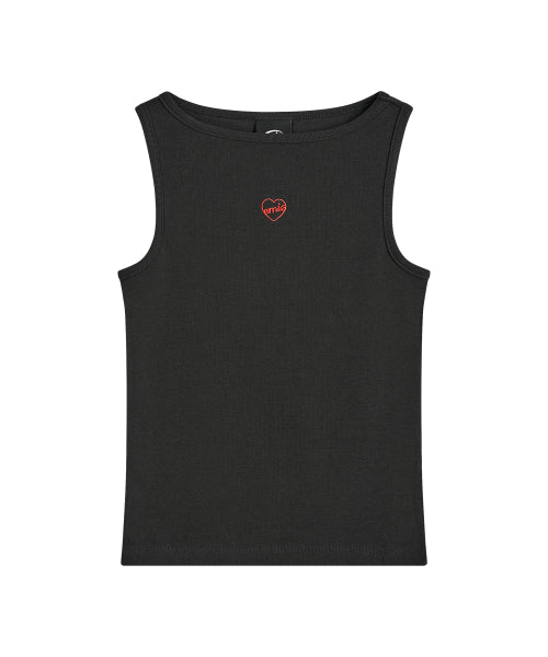 EMIS EMIS Boat Neck Tank Top - Black