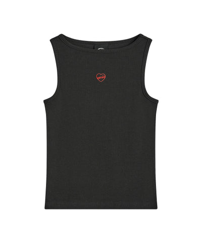 EMIS Boat Neck Tank Top - Black