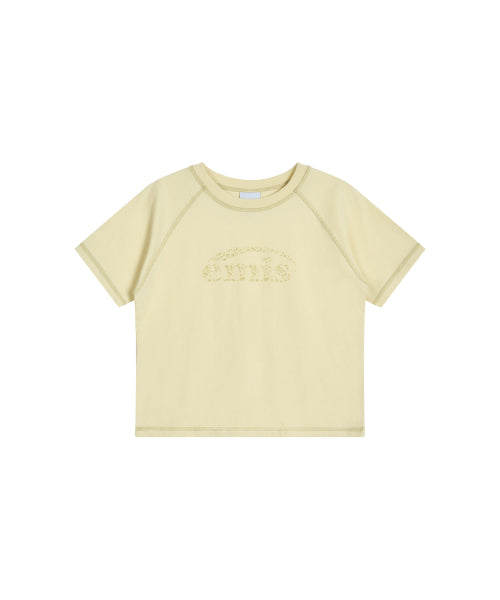 EMIS EMIS Coastal Cover Stitch T-Shirt - Yellow