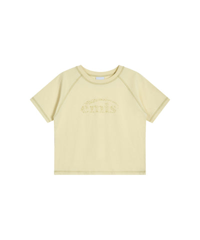 EMIS Coastal Cover Stitch T-Shirt - Yellow