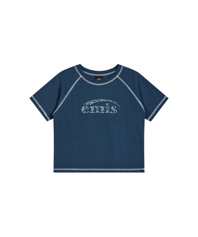 EMIS T-Shirt Coastal Cover Stitch - Blue