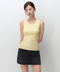 MUSINSA STANDARD WOMAN MUSINSA STANDARD WOMAN Women's Essential Bra Tank Top Lemon