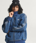 ADIDAS ADIDAS Denim Firebird Track Top - Blue