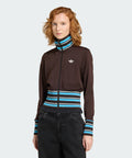 ADIDAS ADIDAS Vintage High Knit Rib Track Top - Size