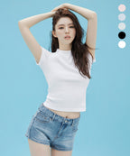MUSINSA STANDARD WOMAN MUSINSA STANDARD WOMAN T-Shirt Slim Fit
