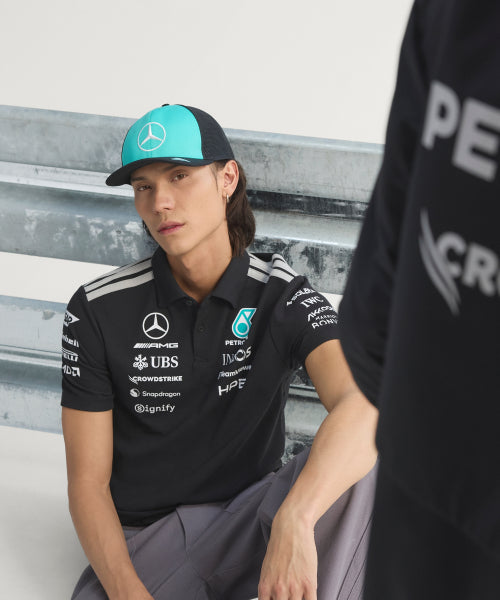 ADIDAS ADIDAS Mercedes AMG F1 Team Engineer Polo Shirt - Black