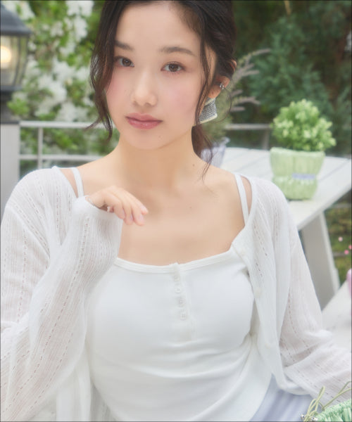 MIXXO MIXXO T-Shirt Button-up Sleeveless (C)
