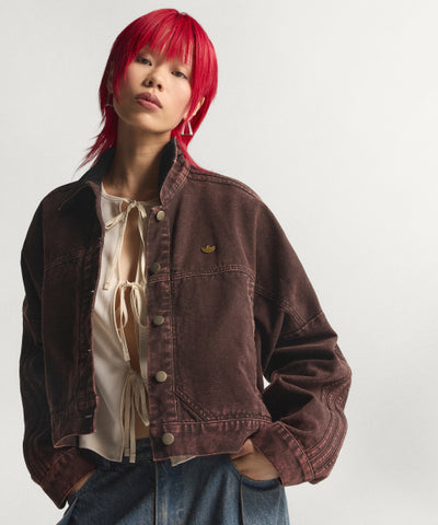ADIDAS Canvas Track Top Jacket Women