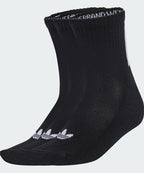 ADIDAS ADIDAS Quarter Length Striped Socks