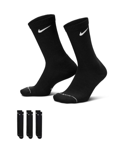 NIKE NIKE Everyday Elevated Crew Socks - Black