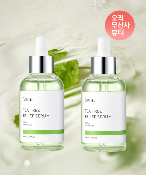 iUNIK iUNIK Tea Tree Relief Serum 50ml (2 pieces)
