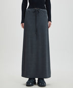 MIXXO MIXXO Pattern Banding Long Skirt C/S