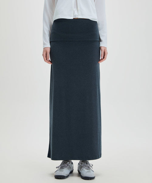 MIXXO MIXXO Folded Banding Long Skirt