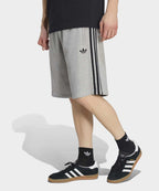 ADIDAS ADIDAS 3-stripe Short Pants Medium Gray Heather