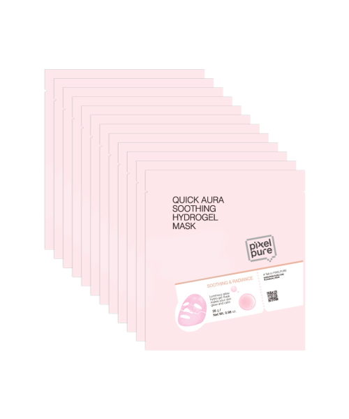 PIXELPURE PIXELPURE Quick Aura Soothing Hydrogel Mask (12 sheets)