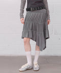MIXXO MIXXO Skirt Folded Banding Tiered