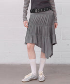 MIXXO MIXXO Skirt Folded Banding Tiered