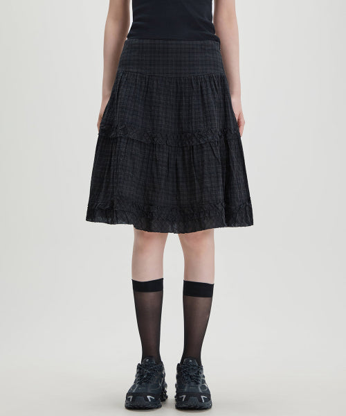 MIXXO MIXXO Frill Midi Skirt C