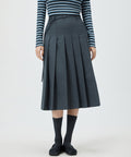 MIXXO MIXXO Pleated Long Skirt C
