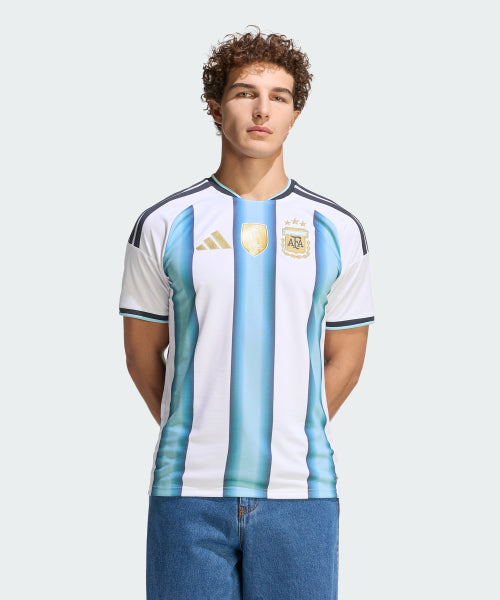 ADIDAS ADIDAS Argentina 26 Home Jersey - White: Ice Blue