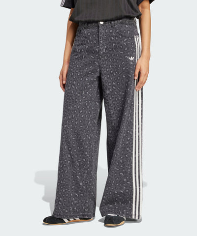 ADIDAS Denim Pants - Leopard:Charcoal