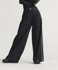 ADIDAS ADIDAS Firebird Denim Track Pants - Black