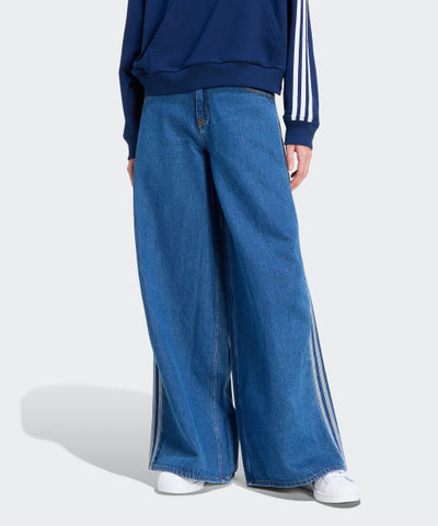 ADIDAS Firebird Denim Track Pants - Women Size