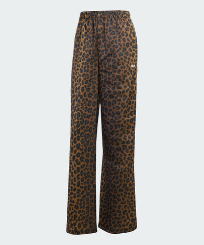 ADIDAS Wide Leg Satin Pants - Leopard