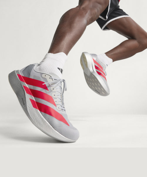 ADIDAS ADIDAS Adizero EVO SL M - Silver Metallic: Lucid Red