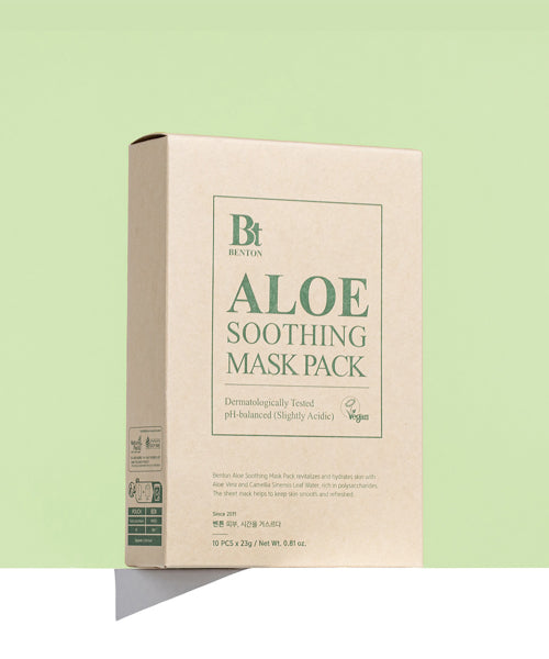 BENTON BENTON Aloe Soothing Mask Pack 23g, 10 Sheets