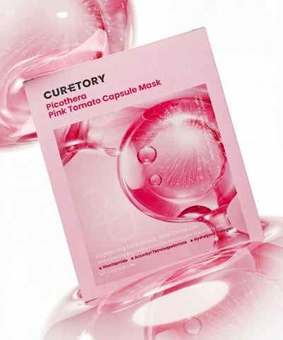 FACE FACTORY Pink Tomato Capsule Mask Pack (5 packs)