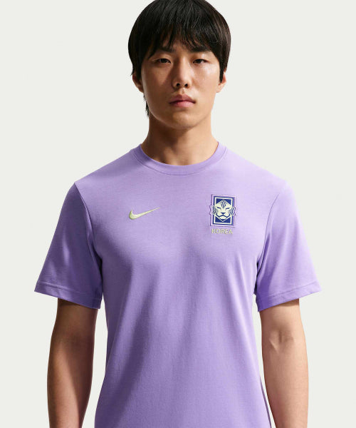 NIKE NIKE T-Shirt M - Space Purple:Light Liquid Lime
