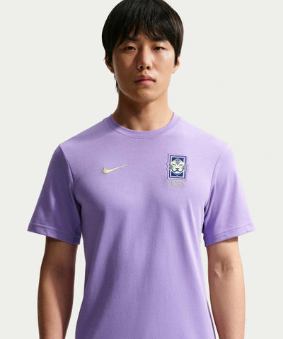 NIKE T-Shirt M - Space Purple:Light Liquid Lime