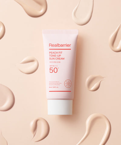 REAL BARRIER Peach Fit Tone Up Sun Cream SPF 50