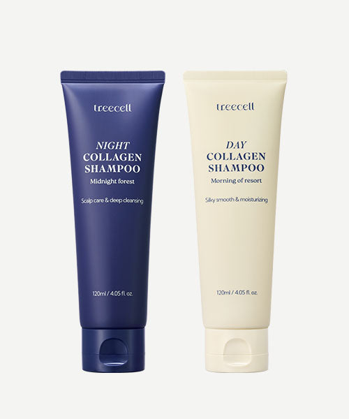TREECELL Day/Night Collagen Shampoo 120ml 2 types (Choose 1)