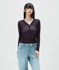 MIXXO MIXXO T-Shirt See-Through Long Sleeve