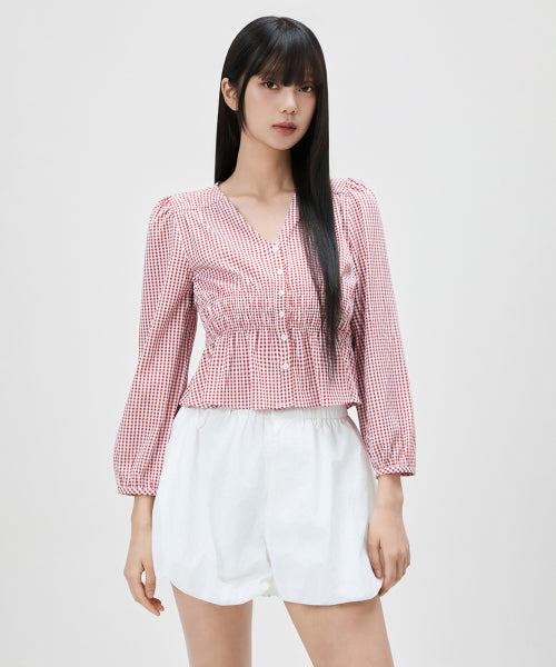 MIXXO MIXXO Shirt Gingham Check Blouse