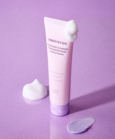 PAPARECIPE Eggplant Clearing Pack & Foam 100ml