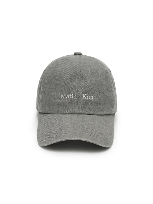 MATIN KIM MATIN KIM Mini Classic Logo Ball Cap in Light Khaki