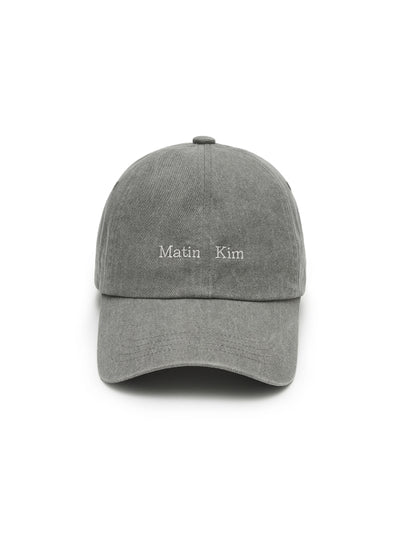 MATIN KIM Mini Classic Logo Ball Cap in Light Khaki