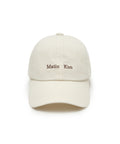 MATIN KIM MATIN KIM Mini Classic Logo Ball Cap in Cream