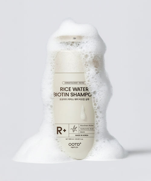 OOTD BEAUTY Rice Water Biotin Shampoo 600ml