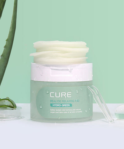 KIMJEONGMOONALOE Helps Phyto Green Relaxing Toner Pad
