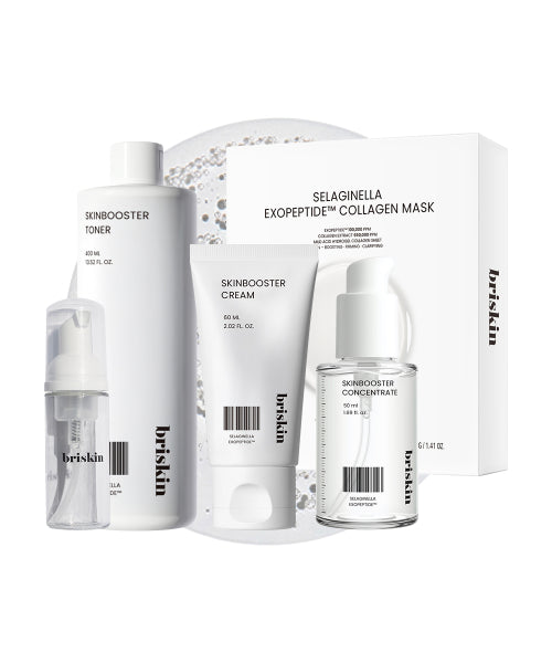 BRISKIN Resurrection plant exosome full set (toner + ampoule + cream + collagen pack)