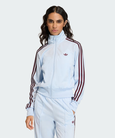 ADIDAS Firebird Classic Track Top - Crystal Sky/Maroon (Size)